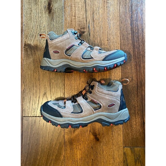 Red Head Boots Womans Leather Mesh Mid Height Hiking Like New Tan Size 8.5M - Picture 7 of 11